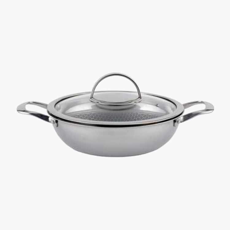 WONDERCHEF Stanton Non-stick Kadhai with Lid - 24 cm