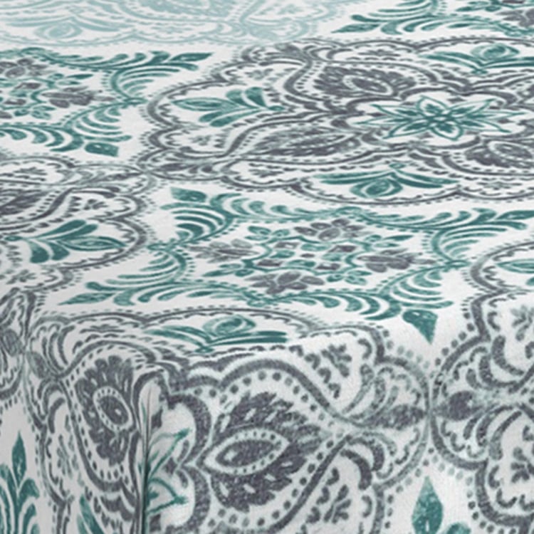 D'DECOR Classic Printed 3-Piece Double Bedsheet Set - 2.74 m x 2.74 m