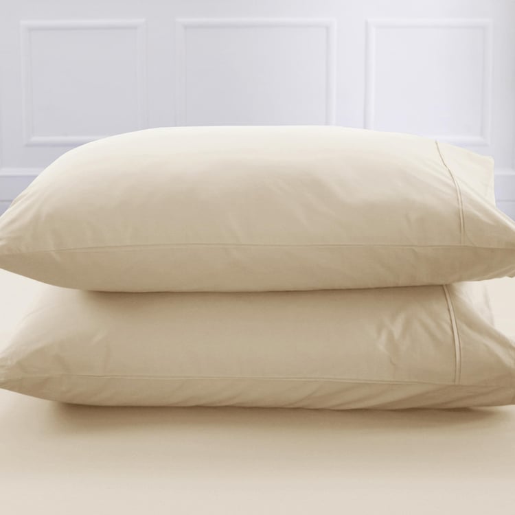 MASPAR Colorart 3-Pc. Solid King-Size Bedsheet Set - 2.75 x 2.75 m
