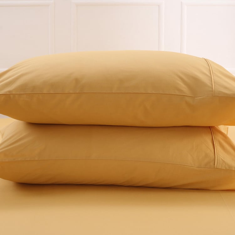 MASPAR Colorart 3-Pc. Solid Double Bedsheet Set - 2.28 x 2.75 m