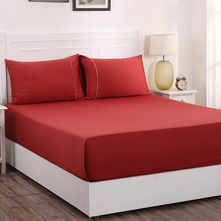 MASPAR Colorart 2-Pc. Solid Single Bedsheet Set - 1.52 x 2.24 m