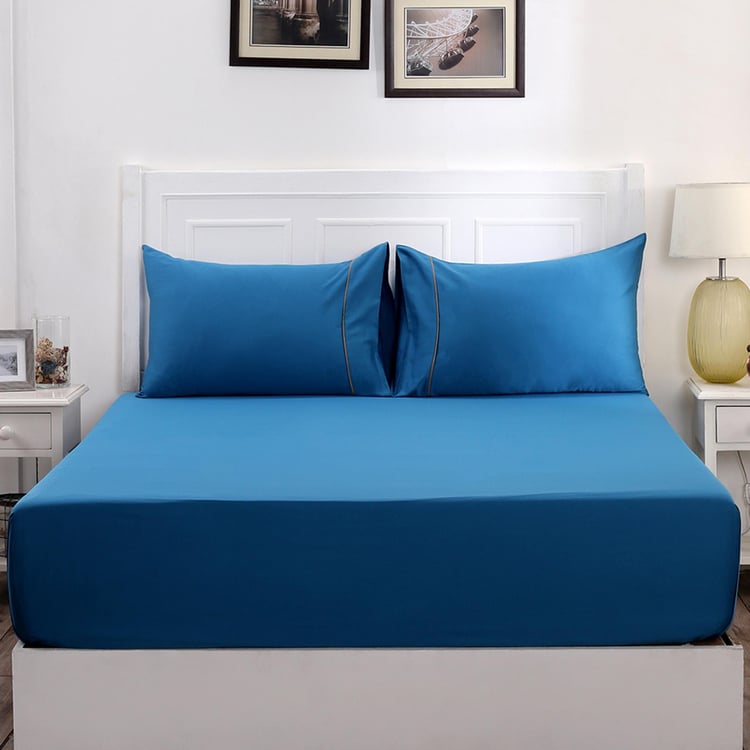 MASPAR Colorart Solid 2-Piece Single Bedsheet Set - 1.52 m x 2.24 m