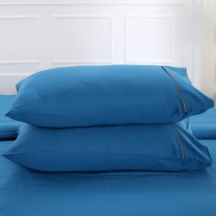 MASPAR Colorart Solid 2-Piece Single Bedsheet Set - 1.52 m x 2.24 m