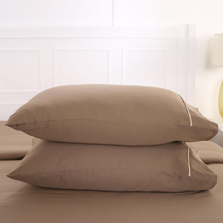 MASPAR Colorart 2-Pc. Solid Single Bedsheet Set - 1.52 x 2.24 m