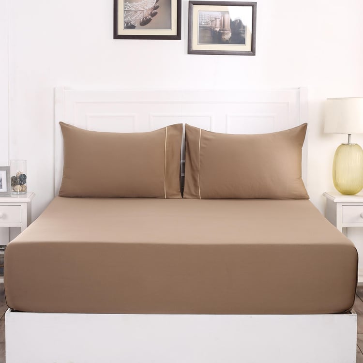 MASPAR Colorart 3-Pc. Solid Double Bedsheet Set - 2.28 x 2.75 m