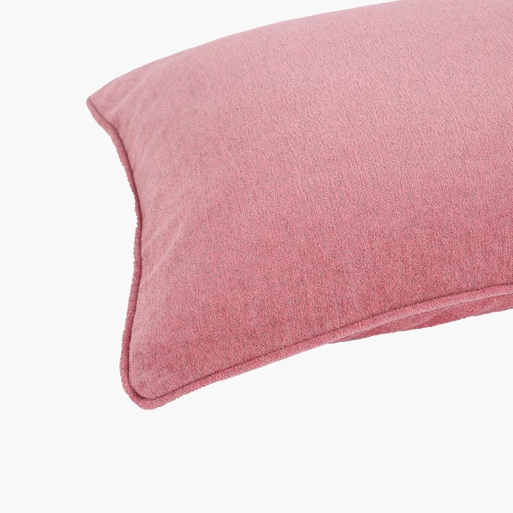 MASPAR Charlotte Pink Solid Cotton Pillow Cover - 50x75cm - Set of 2