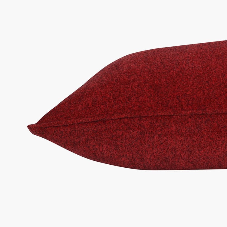 MASPAR Charlotte Red Cotton Pillow Case - 50x75cm - Set Of 2