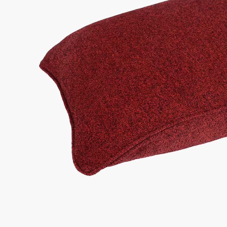 MASPAR Charlotte Red Cotton Pillow Case - 50x75cm - Set Of 2
