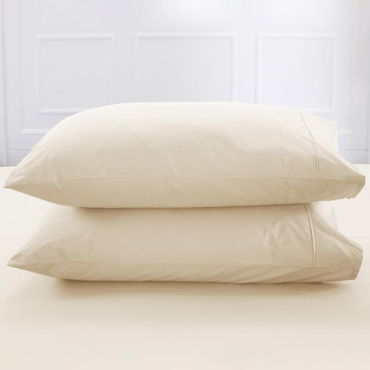 MASPAR Colorart Solid Pillow Sham - Set of 2 - 50 x 75 m