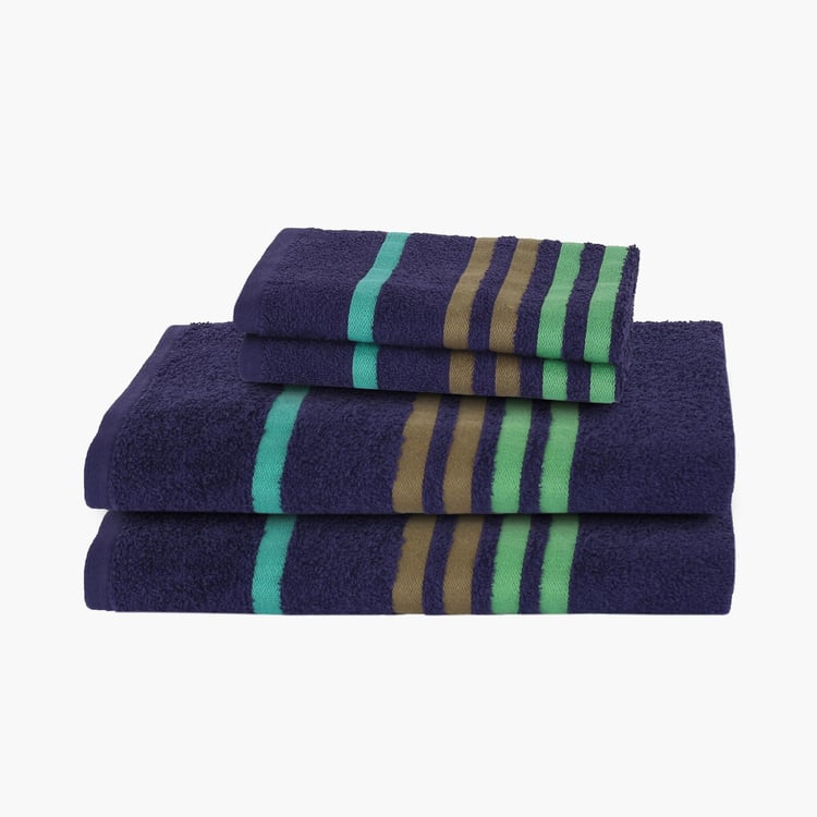 MASPAR Hermosa Supersoft Striped Towel Set - Set of 4