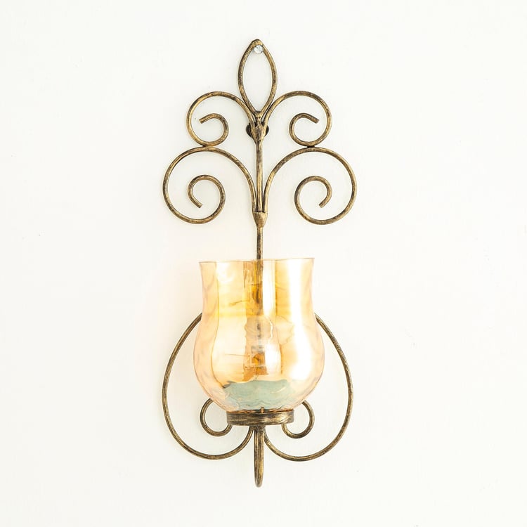 Corsica Set of 2 Metal Wall Sconces