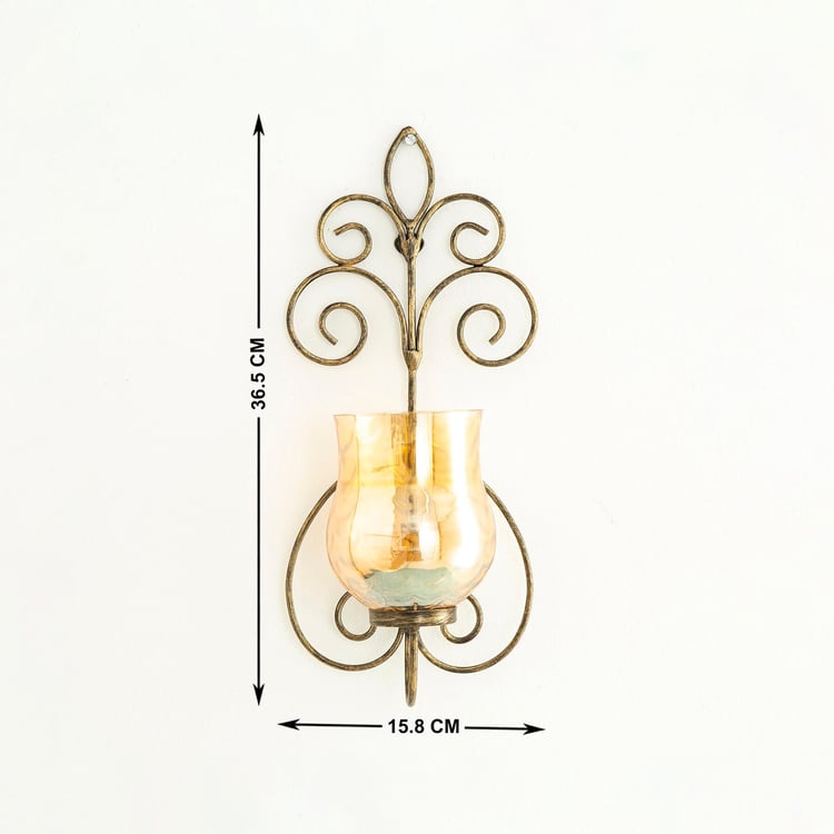 Corsica Set of 2 Metal Wall Sconces