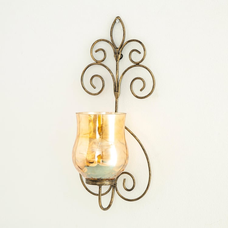 Corsica Set of 2 Metal Wall Sconces