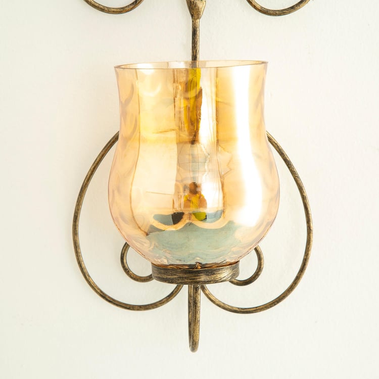 Corsica Set of 2 Metal Wall Sconces