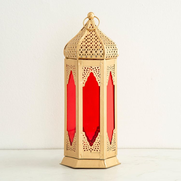 Corsica Mystic India Metal Tall Moroccan Lantern