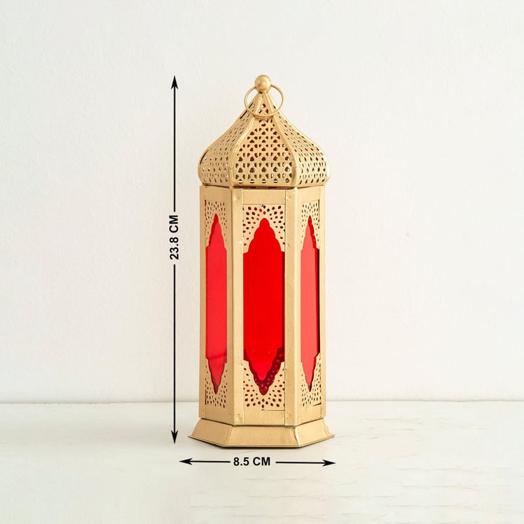 Corsica Mystic India Metal Tall Moroccan Lantern