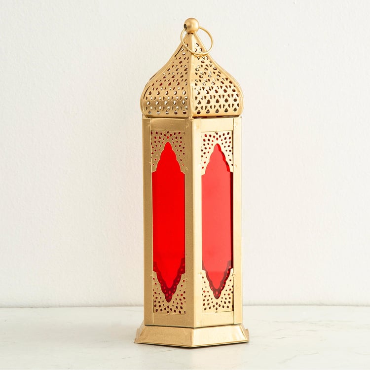 Corsica Mystic India Metal Tall Moroccan Lantern