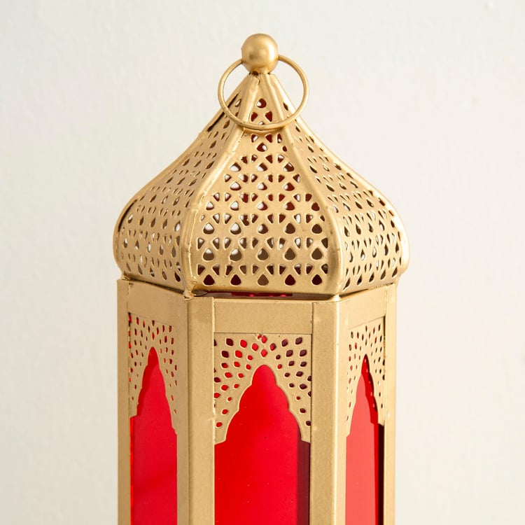 Corsica Mystic India Metal Tall Moroccan Lantern