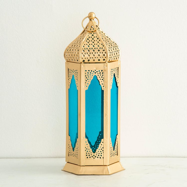 Corsica Metal Tall Moroccan Lantern