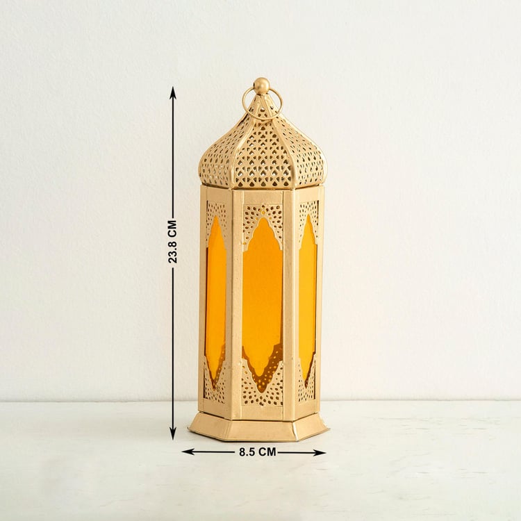 Corsica Mystic India Metal Tall Moroccan Lantern