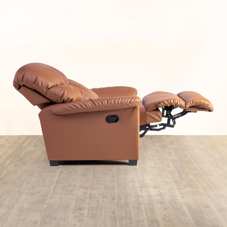 Helios Hadsten One-Seater American Comfort Recliner - Powered by Stanley - Brown