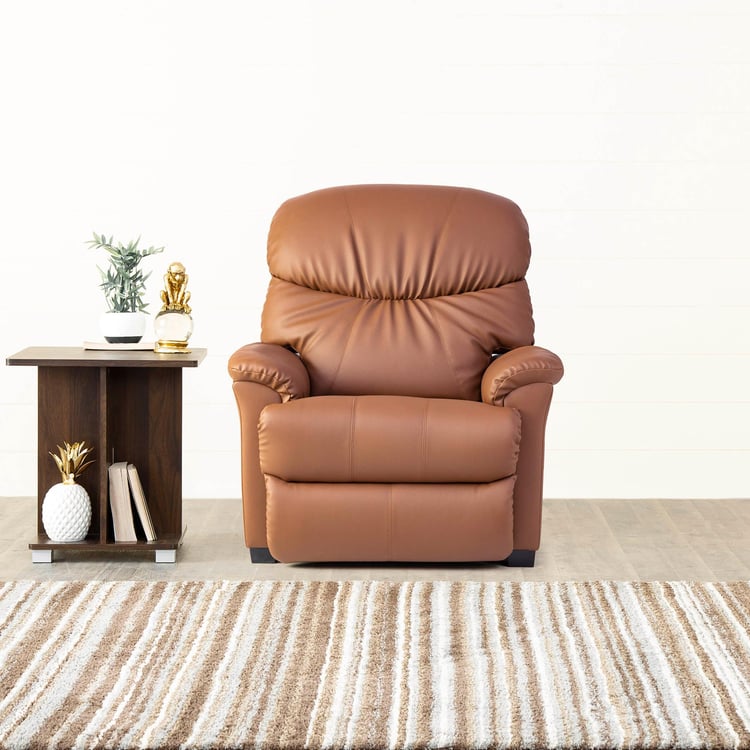 Helios Hadsten One-Seater American Comfort Recliner - Powered by Stanley - Brown