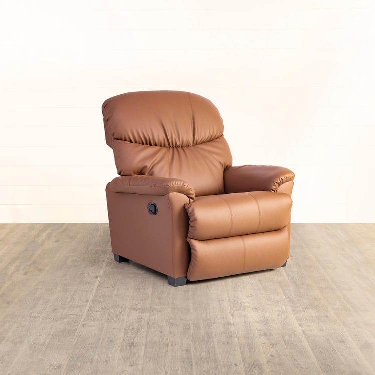 Helios Hadsten One-Seater American Comfort Recliner - Powered by Stanley - Brown