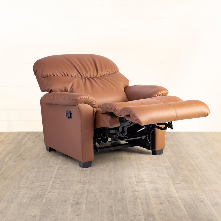 Helios Hadsten One-Seater American Comfort Recliner - Powered by Stanley - Brown