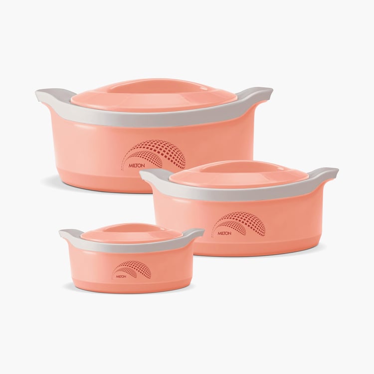 MILTON Printed Set of 3 Insulated Casseroles