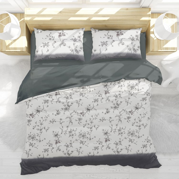 HIMEYA Bliss Percale Printed Double Duvet Cover - 2.74 m x 2.28 m