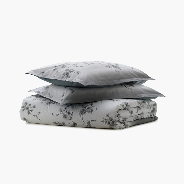 HIMEYA Bliss Percale Printed Double Duvet Cover - 2.74 m x 2.28 m