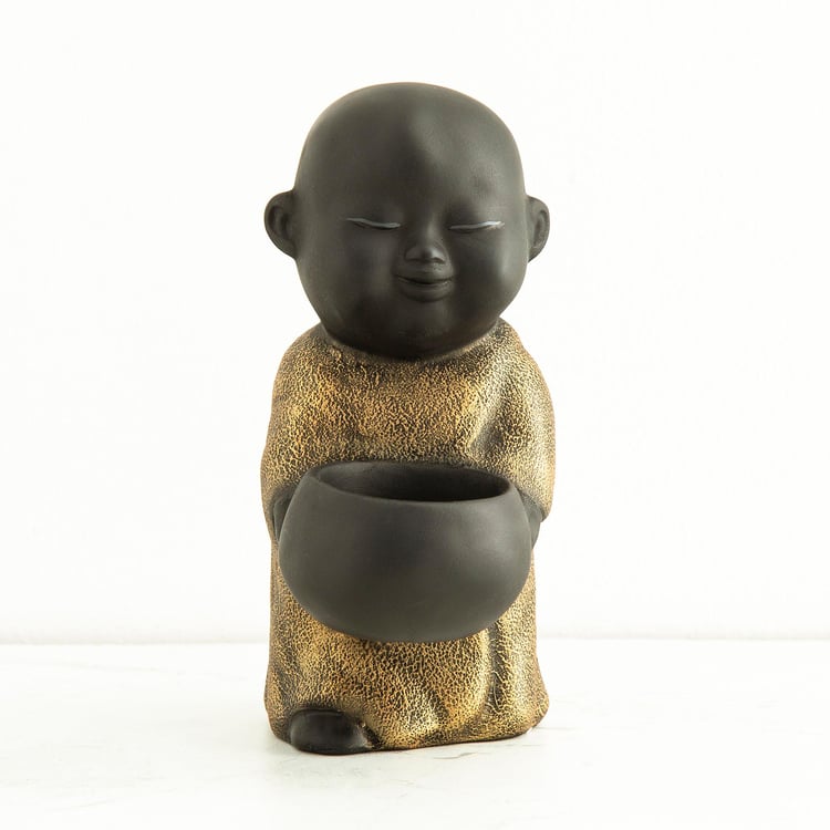 Corsica Harmony Polyresin Monk Figurine