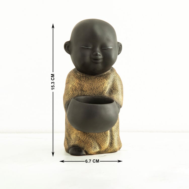 Corsica Harmony Polyresin Monk Figurine