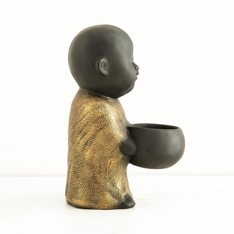 Corsica Harmony Polyresin Monk Figurine