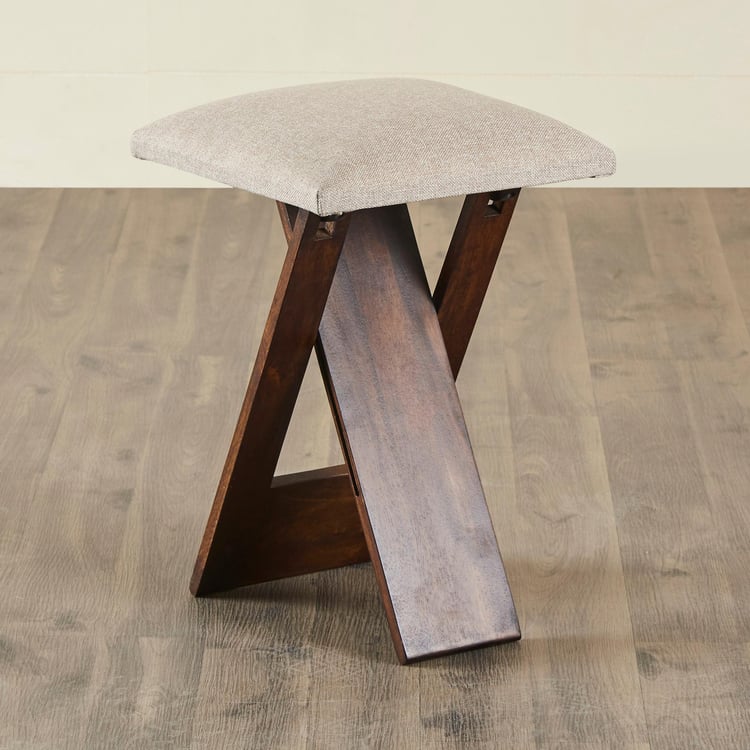 Delta Mango Wood Foldable Stool - Brown