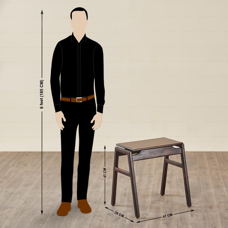 Delta Nest of 2 Tables - Brown