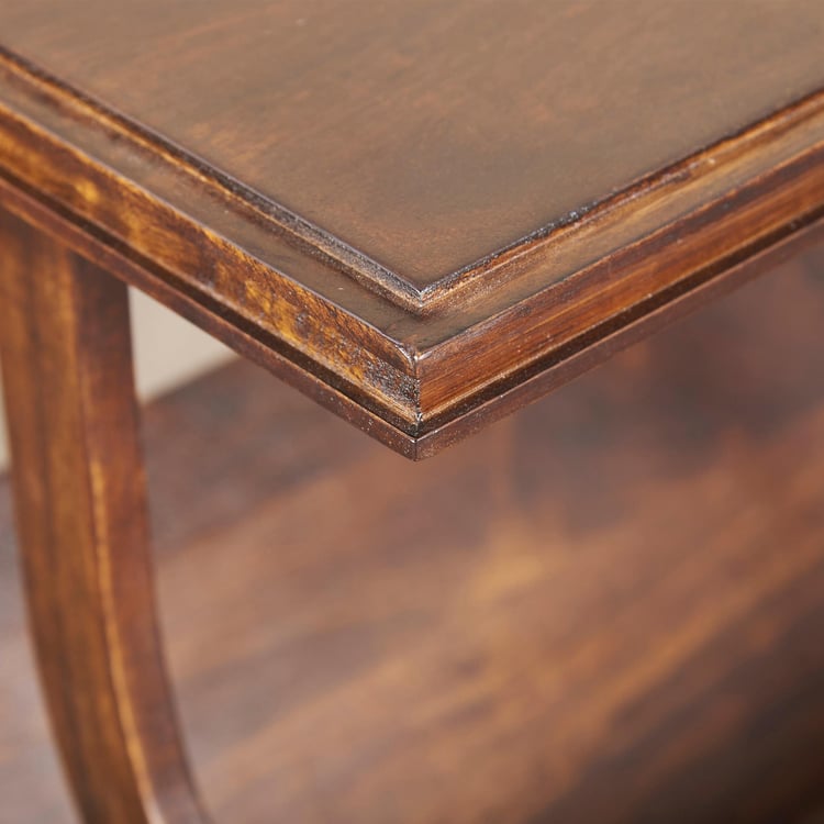 Delta Mango Wood End Table - Brown