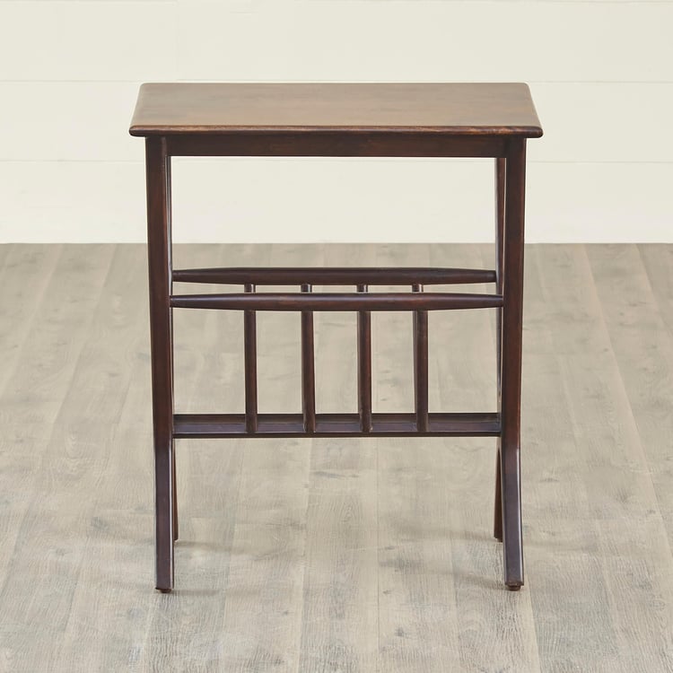 Delta Mango Wood Magazine Table - Brown