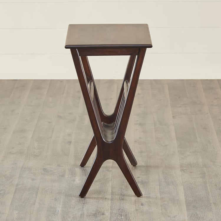 Delta Mango Wood Magazine Table - Brown