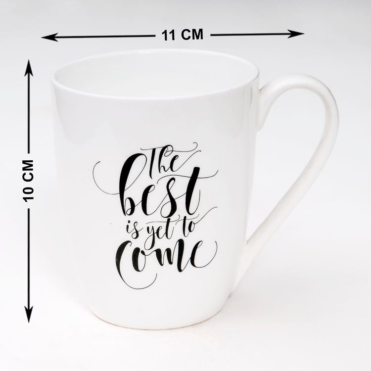Corsica Oxford Printed Milk/Coffee Mug Bone China - 340ml