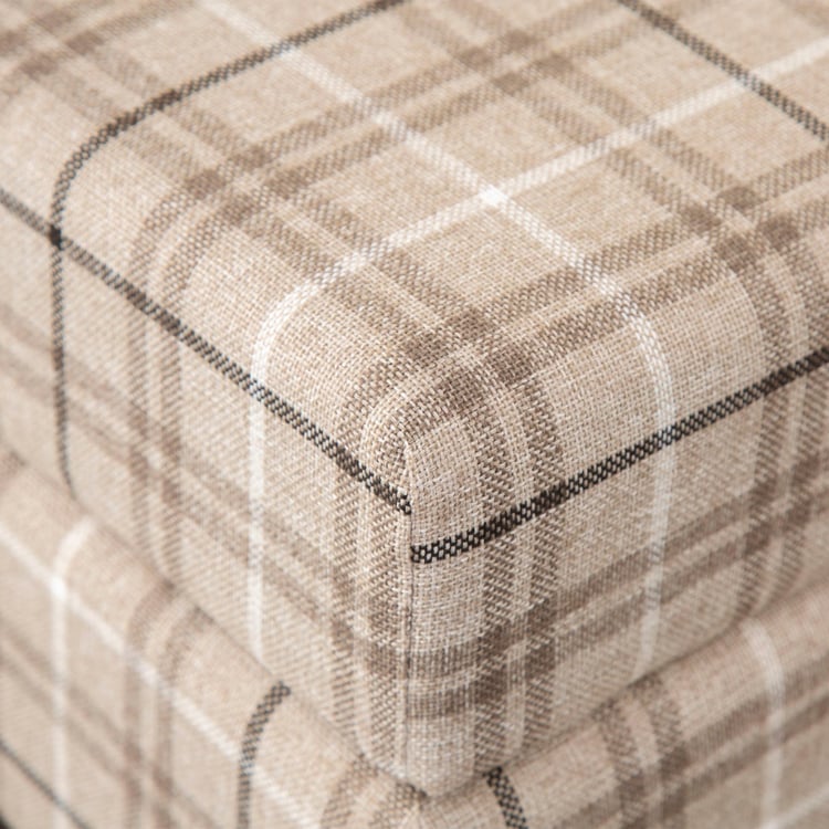 Ottawa Fabric Shoe Rack Bench - Brown