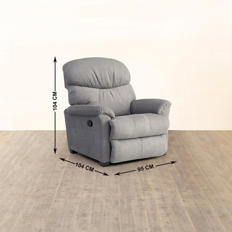 Helios Hadsten One-Seater American Comfort Recliner - Powered by Stanley - Grey