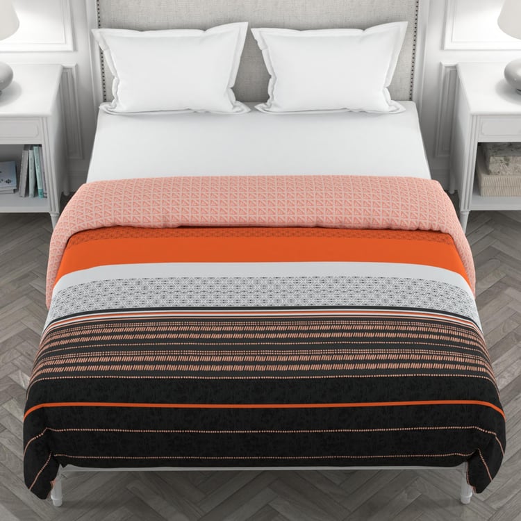 PORTICO Lavender Printed King-Size Comforter - 2.24 x 2.74 m