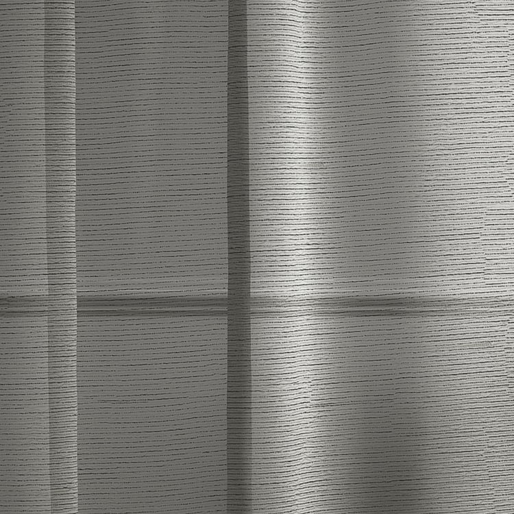 D'DECOR Sea Mist Striped Door Curtain Pair - 1.35 m x 2.70 m