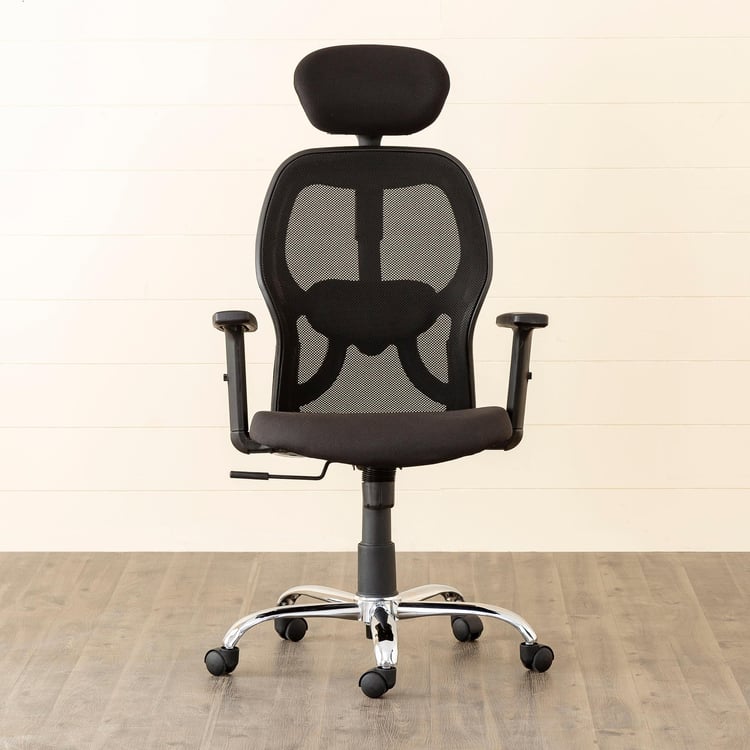 Buy Granby Mesh High Back Office Chair Black from Home Centre at just