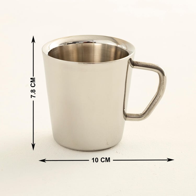 Corsica Stainless Steel Coffee Mug - 180ml
