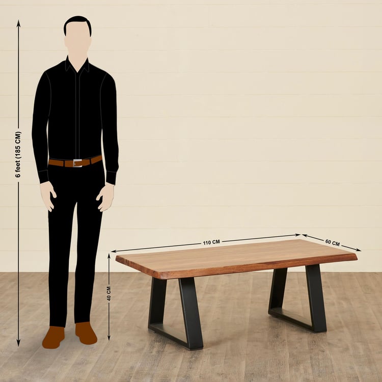 Raga Sheesham Wood Coffee Table - Brown