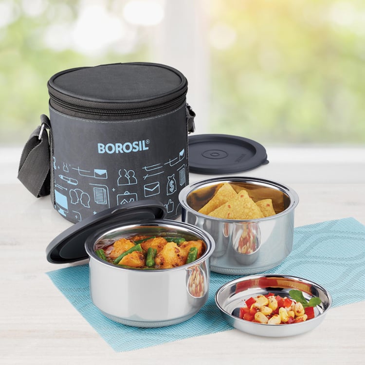 BOROSIL Carry Fresh Lunch Box - Set of 2 - 280ml