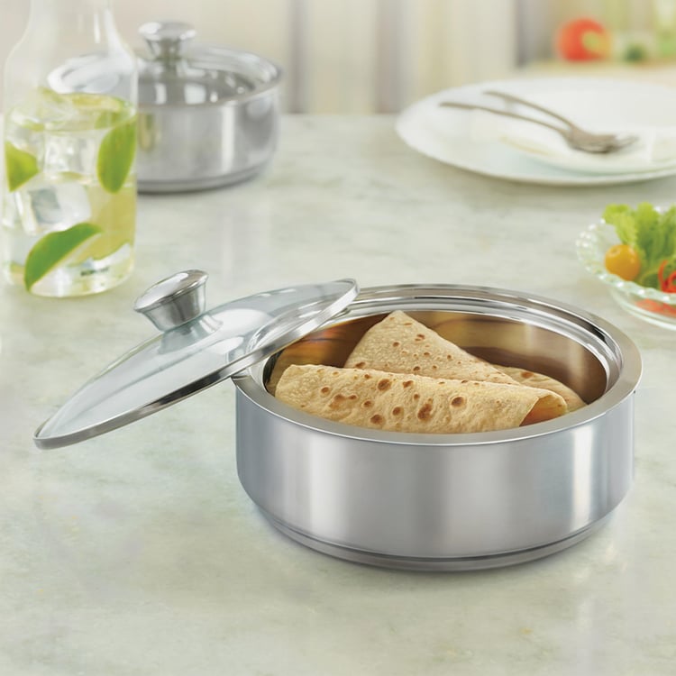 BOROSIL ROTI Server with Lid - 2.5L