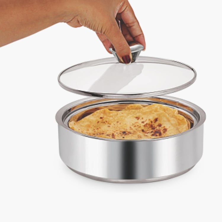 BOROSIL ROTI Server with Lid - 2.5L